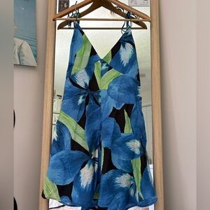 H&M Blue Floral Mini Dress